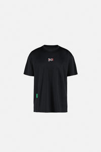 Short Sleeve Boxy Training Tee, Black