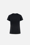 Lightweight Short Sleeve Fitted Tee, Black